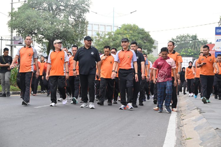 Polda Jambi Gelar Olahraga Bersama TNI – Polri dan Masyarakat, Perkuat Sinegritas Menuju Hari Bhayangkara Ke-80