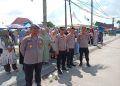 Polres Tanjab Barat Amankan Penyambutan Jamaah Haji Kloter 24 di Kuala Tungkal