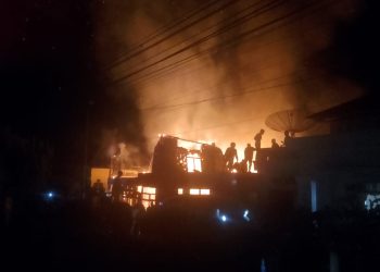 Rumah Orang Tua Mantan Pj Bupati Kerinci Terbakar