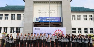 Kanwil Kemenkum dan KemenHAM Jambi Gelar Upacara Hari Lahir Pancasila 2026