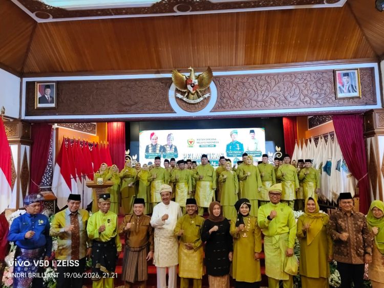 Sejumlah Pengurus ISMI Provinsi Jambi Periode 2026-2030 Dilantik Datuk Seri Kesuma Setia Negeri