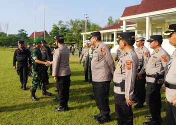 Danrem 042/Gapu Pimpin Apel Gelar Pasukan Pengamanan VVIP Kunker Wapres RI di Jambi