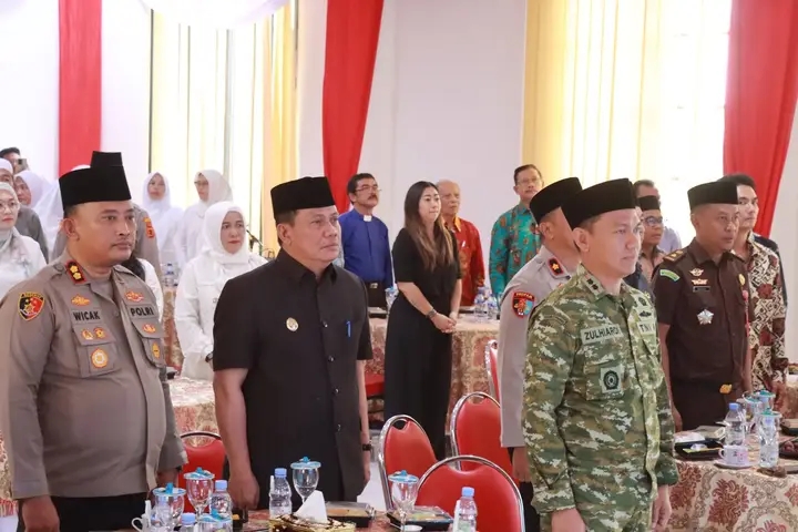 HUT Bhayangkara Ke-80, Wabup Katamso Hadiri Doa Bersama Lintas Agama