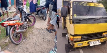 Warga Talang Bakung Tewas Terlindas Truk yang Dibawa Pelajar di Desa Tangkit