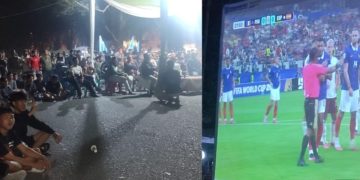Spektakuler! Nobar Bola Gembira Diskominfo Merangin
