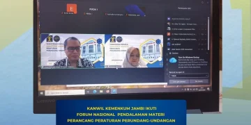 Kanwil Kemenkum Jambi Perdalam Metode Omnibus, Perkuat Kompetensi Perancang Regulasi