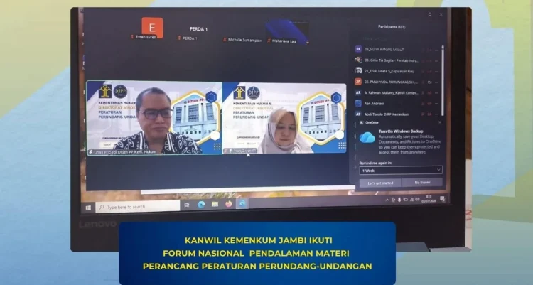 Kanwil Kemenkum Jambi Perdalam Metode Omnibus, Perkuat Kompetensi Perancang Regulasi
