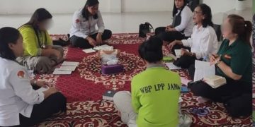 Lapas Perempuan Kelas II B Jambi Gelar Acara Rutin Kerohanian Kristen
