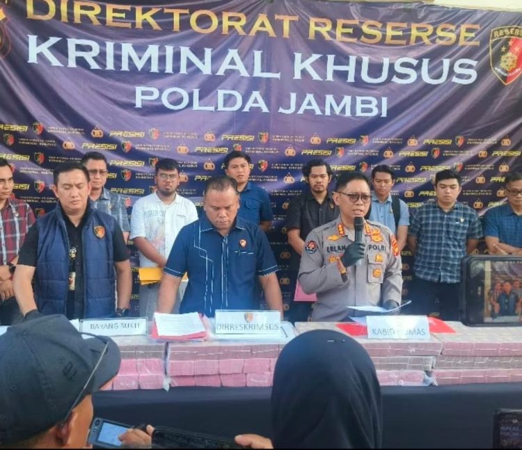 Polda Jambi Berhasil Ungkap Pelaku Pembobol Bank 9 Jambi