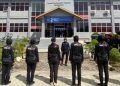 Polres Muaro Jambi Gelar Upacara Penyambutan Pejabat Baru