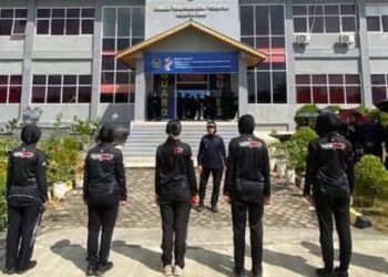 Polres Muaro Jambi Gelar Upacara Penyambutan Pejabat Baru