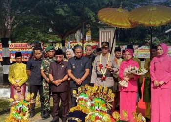 Polres Muaro Jambi Gelar Upacara Penyambutan Pejabat Baru
