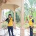 Polres Muaro Jambi Berjibaku Gotong Royong Lingkungan Markas Komando, Rumah Dinas, dan Asrama