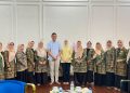 Polres Muaro Jambi Berjibaku Gotong Royong Lingkungan Markas Komando, Rumah Dinas, dan Asrama