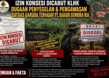 Dugaan Izin Konsesi PT BGR  dicabut, Sampai Masuk Radar  Pengawasan dan Penyegelan Satgas PKH Lahan Selus 299 Hektar