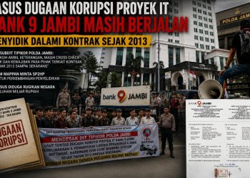 Kasubdit Tipikor Polda Jambi: Penyelidikan Dugaan Korupsi Proyek IT Bank 9 Jambi Masih Berjalan, Penyidik Dalami Kontrak Sejak 2013
