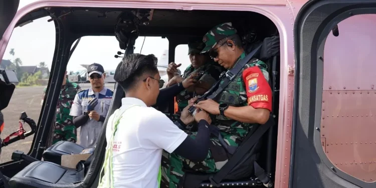 Danrem 042/Gapu Sisir Wilayah Rawan Karhutla dari Udara, Perkuat Langkah Pencegahan