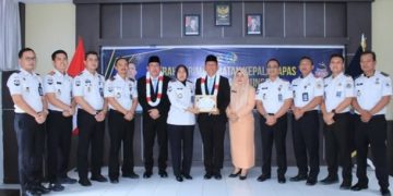 Kalapas Perempuan Jambi Hadiri Pisah Sambut Kepala Lapas Kelas IIB Muara Bungo