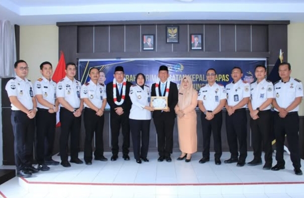 Kalapas Perempuan Jambi Hadiri Pisah Sambut Kepala Lapas Kelas IIB Muara Bungo