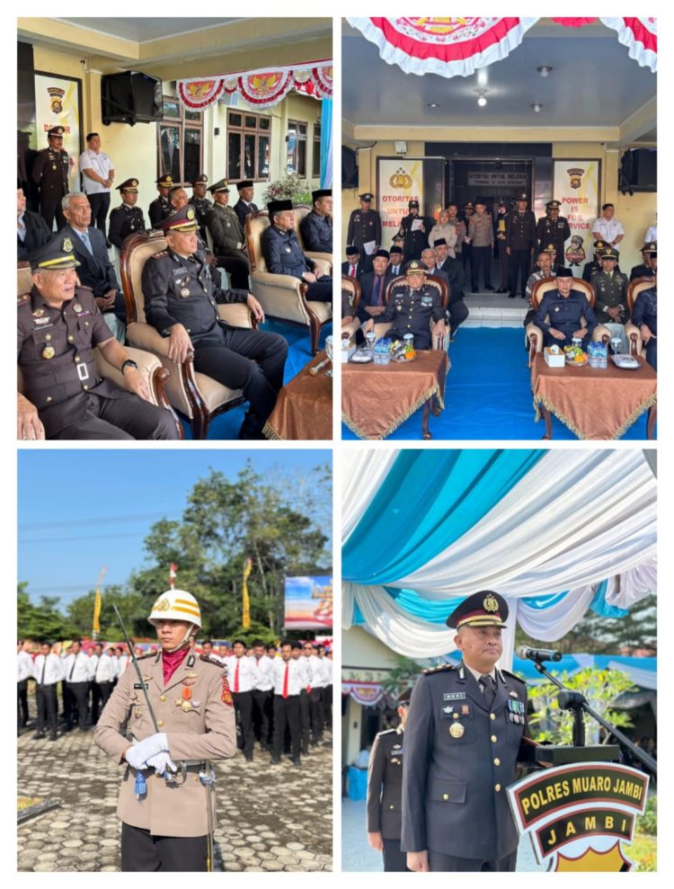 Penuh Khidmat, Polres Muaro Jambi Gelar Upacara Hari Bhayangkara ke-80 sebagai Wujud Pengabdian untuk Masyarakat