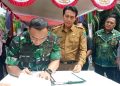 Dandim 0415/Jambi Dampingi Bupati Batang Hari Resmikan Jembatan Bailey Penghubung Dua Desa