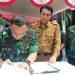Dandim 0415/Jambi Dampingi Bupati Batang Hari Resmikan Jembatan Bailey Penghubung Dua Desa