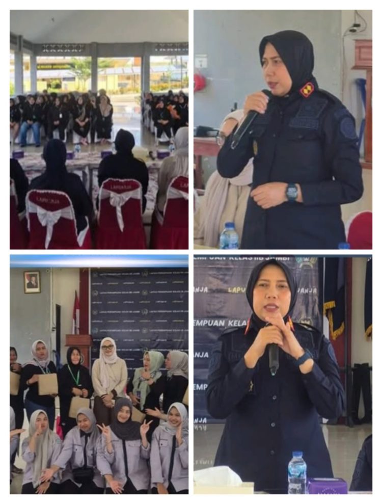 Mahasiswa Prodi Bimbingan dan Penyuluhan Islam UIN Sultan Thaha Saifuddin Jambi Gelar Penyuluhan Anti Narkotika di Lapas Perempuan Kelas IIB Jambi