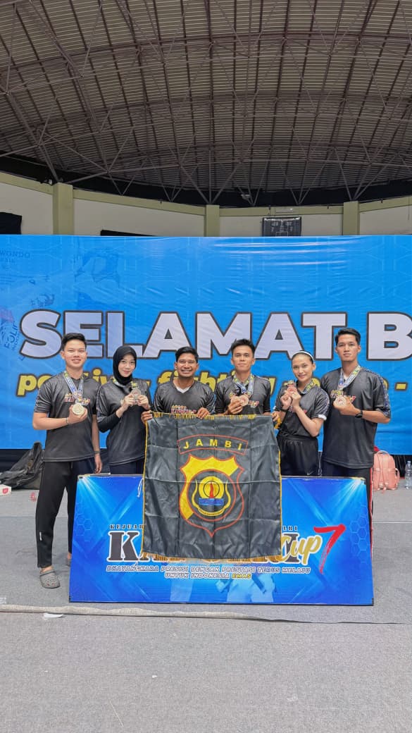 Tim Taekwondo Polda Jambi Raih 5 Medali pada Kejurnas Kapolri Cup 7 Tahun 2026