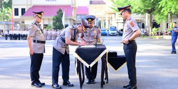 Kapolda Jambi Pimpin Sertijab dan Pengambilan Sumpah Jabatan Sejumlah Pejabat Utama, Perkuat Kinerja Organisasi