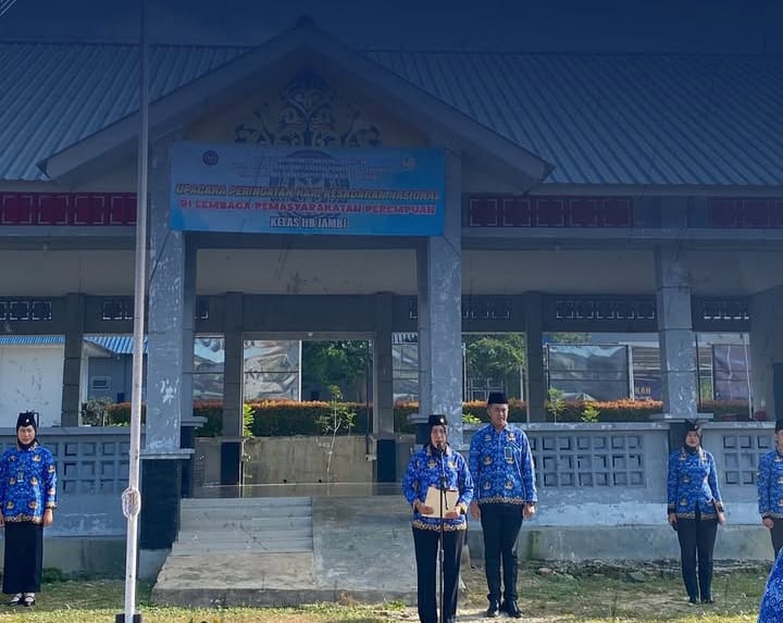 Lapas Perempuan Kelas IIB Jambi Laksanakan Upacara Hari Kesadaran Nasional, Libatkan Warga Binaan