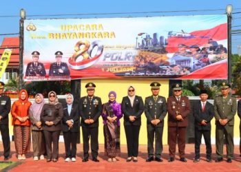 Polres Tanjung Jabung Timur Gelar Upacara HUT Bhayangkara ke-80, Tegaskan Komitmen Tingkatkan Pelayanan kepada Masyarakat