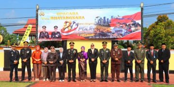 Polres Tanjung Jabung Timur Gelar Upacara HUT Bhayangkara ke-80, Tegaskan Komitmen Tingkatkan Pelayanan kepada Masyarakat