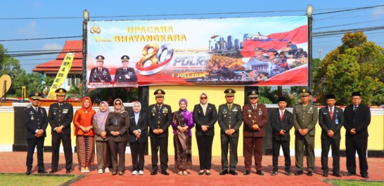 Polres Tanjung Jabung Timur Gelar Upacara HUT Bhayangkara ke-80, Tegaskan Komitmen Tingkatkan Pelayanan kepada Masyarakat
