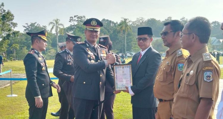 Kapolres Sarolangun Pimpin Upacara Hari Bhayangkara ke-80, Tegaskan Komitmen Polri Profesional dan Humanis
