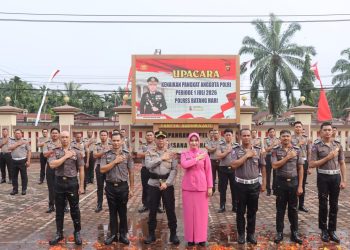 53 Personel Polres Batanghari Naik Pangkat, Kapolres: Amanah Baru Tingkatkan Pengabdian