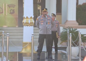 Kapolres Tanjab Barat Tekankan Disiplin, Integritas, dan Profesionalisme Personel Saat Apel Pagi