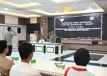 Polda Jambi Gelar Latpraops Antik Siginjai 2026, Perkuat Kesiapan Berantas Peredaran Narkoba