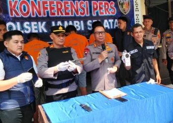 Polresta Jambi Ungkap Komplotan Curas, Tiga Pelaku Beraksi di Tujuh TKP Berhasil Diamankan