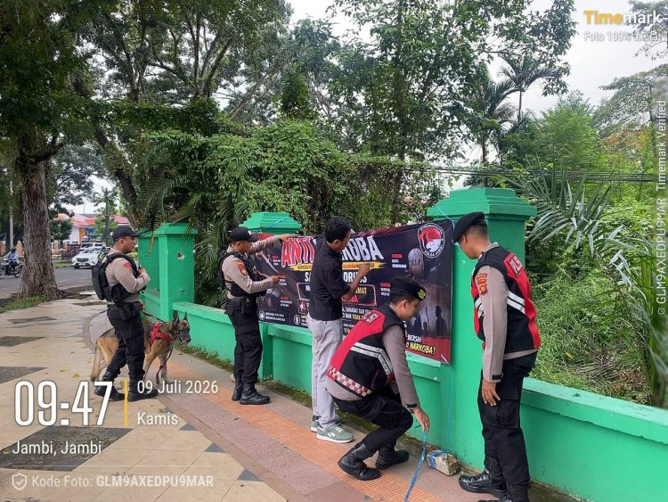 Satgas Preventif Ops Antik Siginjai 2026 Intensifkan Edukasi Bahaya Narkoba di Kawasan Telanaipura