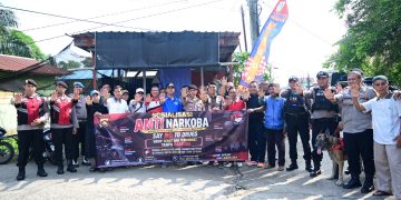 Satgas Preventif Ops Antik Siginjai 2026 Polda Jambi Gencarkan Sosialisasi Bahaya Narkoba di Danau Sipin