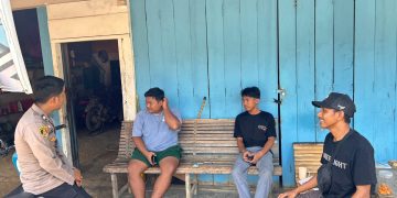 Bhabinkamtibmas Desa Rantau Benar Sosialisasikan Bahaya Narkoba dan Geng Motor untuk Wujudkan Kamtibmas Kondusif