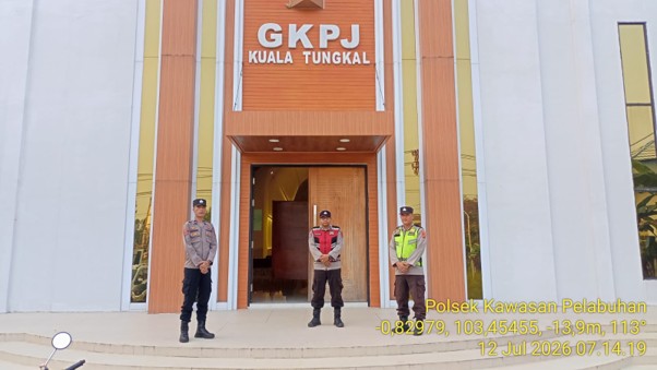 Berikan Rasa Aman kepada Jemaat, polri hadir Kawal Ibadah Minggu di GKPJ
