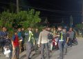 Respons Cepat Pamapta Polres Tanjab Barat Tindak Lanjuti Laporan Warga, Amankan TKP Kecelakaan di Jalan Sumatra