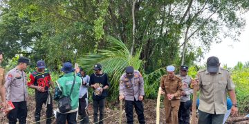 Sinergi Polri dan Masyarakat, Penanaman Jagung Hibrida Perkuat Swasembada Pangan di Tanjab Barat