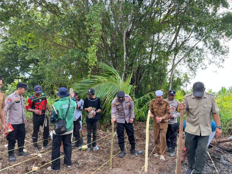 Sinergi Polri dan Masyarakat, Penanaman Jagung Hibrida Perkuat Swasembada Pangan di Tanjab Barat