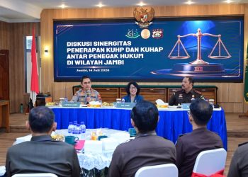 Sinergi Penegak Hukum di Jambi Perkuat Implementasi KUHP dan KUHAP, Bahas Penanganan Geng Motor hingga PETI