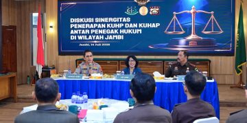 Sinergi Penegak Hukum di Jambi Perkuat Implementasi KUHP dan KUHAP, Bahas Penanganan Geng Motor hingga PETI