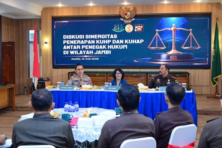 Sinergi Penegak Hukum di Jambi Perkuat Implementasi KUHP dan KUHAP, Bahas Penanganan Geng Motor hingga PETI