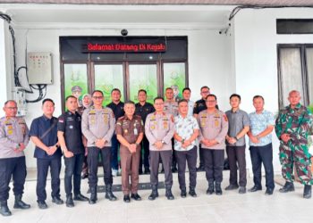 Perkuat Koordinasi Penegakan Hukum, Polres Muaro Jambi Jalin Sinergitas dengan Kejaksaan dan TNI