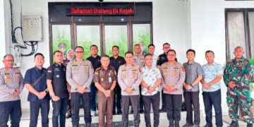 Perkuat Koordinasi Penegakan Hukum, Polres Muaro Jambi Jalin Sinergitas dengan Kejaksaan dan TNI